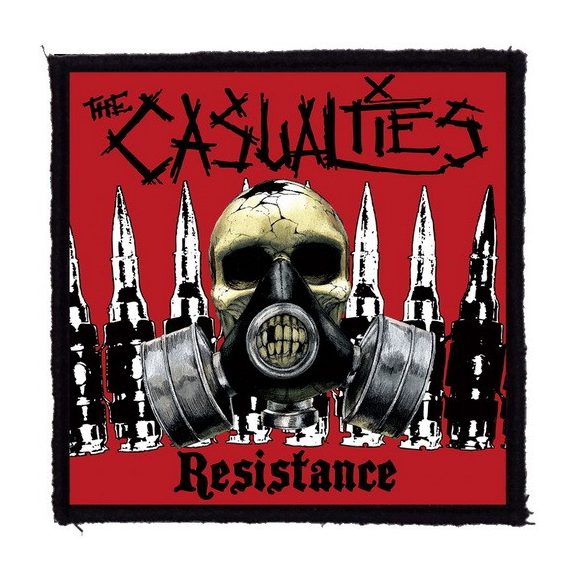 CASUALTIES: Resistance (9,5 cm x 9,5 cm) (felvarró) CASUALTIES: Resistance (9,5 cm x 9,5 cm) (felvarró)