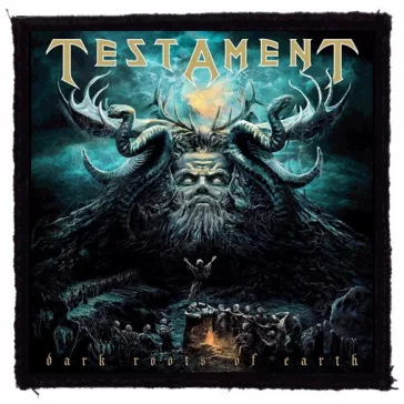   TESTAMENT: Dark Roots Of The Earth (9,5 cm x 9,5 cm) (felvarró)
