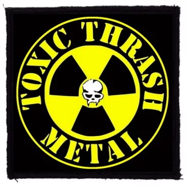   TOXIC HOLOCAUST: Toxic Thrash Metal (9,5 cm x 9,5 cm) (felvarró)
