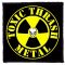 TOXIC HOLOCAUST: Toxic Thrash Metal (9,5 cm x 9,5 cm) (felvarró)