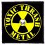 TOXIC HOLOCAUST: Toxic Thrash Metal (9,5 cm x 9,5 cm) (felvarró)