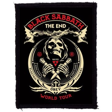   BLACK SABBATH: The End World Tour (7 cm x 9,5 cm) (felvarró)