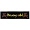 RUNNING WILD: Logo Superstrip (22 cm x 5 cm) (felvarró)