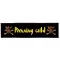 RUNNING WILD: Logo Superstrip (22 cm x 5 cm) (felvarró)