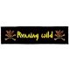 RUNNING WILD: Logo Superstrip (22 cm x 5 cm) (felvarró)