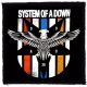 SYSTEM OF A DOWN: Eagle (9,5 cm x 9,5 cm) (felvarró)