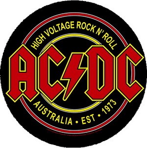 AC/DC: Logo Australia (nagy jelvény, 3,7 cm)