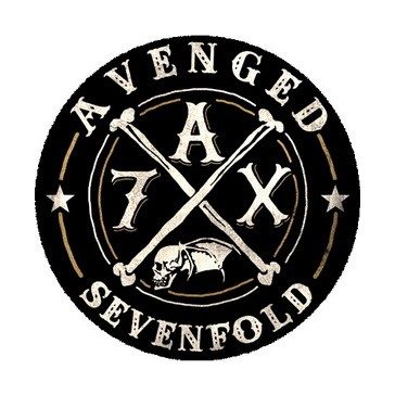 AVENGED SEVENFOLD: Bones A7X (nagy jelvény, 3,7 cm)