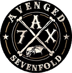 AVENGED SEVENFOLD: Bones A7X (nagy jelvény, 3,7 cm)