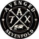 AVENGED SEVENFOLD: Bones A7X (nagy jelvény, 3,7 cm)