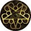 BLACK VEIL BRIDES: Logo (nagy jelvény, 3,7 cm)