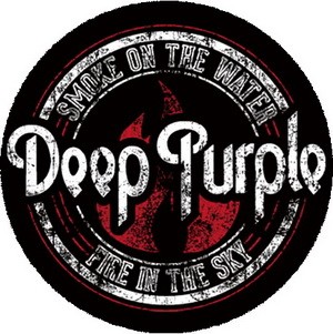 DEEP PURPLE: Smoke On The Water (nagy jelvény, 3,7 cm)