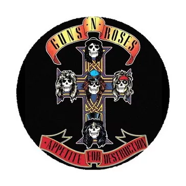   GUNS N' ROSES: Appetite For Destruction (nagy jelvény, 3,7 cm)