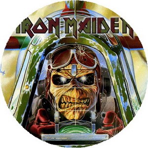 IRON MAIDEN: Aces High (nagy jelvény, 3,7 cm)