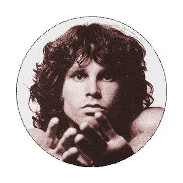 JIM MORRISON: Portrait (nagy jelvény, 3,7 cm)