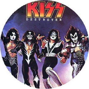 KISS: Destroyer (nagy jelvény, 3,7 cm)