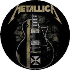 METALLICA: Guitar (nagy jelvény, 3,7 cm)