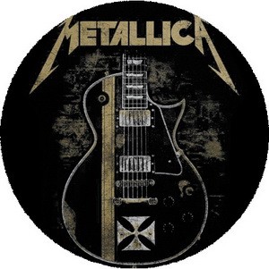 METALLICA: Guitar (nagy jelvény, 3,7 cm)