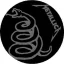 METALLICA: Snake (nagy jelvény, 3,7 cm)