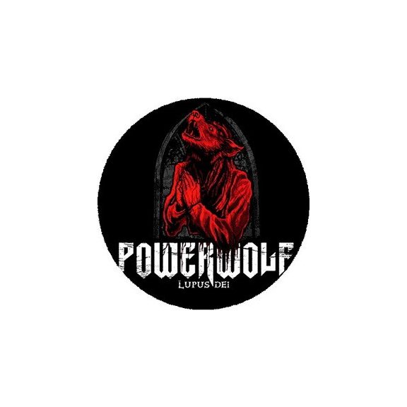 POWERWOLF: Lupus Dei (nagy jelvény, 3,7 cm) POWERWOLF: Lupus Dei (nagy jelvény, 3,7 cm)