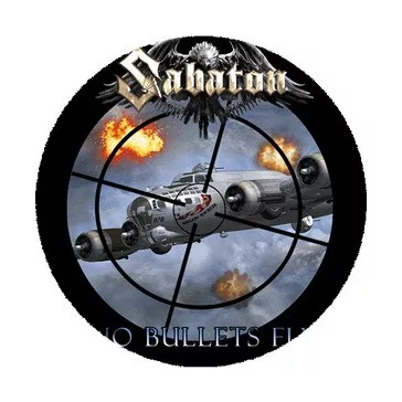 SABATON: No Bullets Fly (nagy jelvény, 3,7 cm)