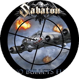 SABATON: No Bullets Fly (nagy jelvény, 3,7 cm)