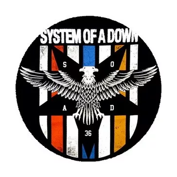 SYSTEM OF A DOWN: Eagle (nagy jelvény, 3,7 cm)