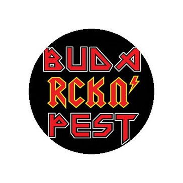 BUDA RCKN' PEST (jelvény, 2,5 cm)