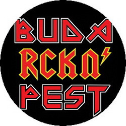 BUDA RCKN' PEST (jelvény, 2,5 cm)