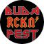 BUDA RCKN' PEST (jelvény, 2,5 cm)