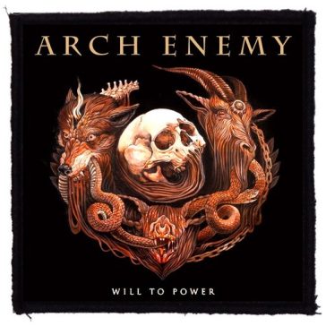 ARCH ENEMY: Will To Power (9,5 cm x 9,5 cm) (felvarró)