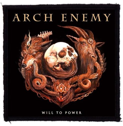 ARCH ENEMY: Will To Power (9,5 cm x 9,5 cm) (felvarró)