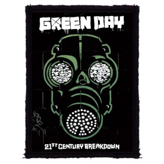 GREEN DAY: Gas Mask (7 cm x 9,5 cm) (felvarró) GREEN DAY: Gas Mask (7 cm x 9,5 cm) (felvarró)