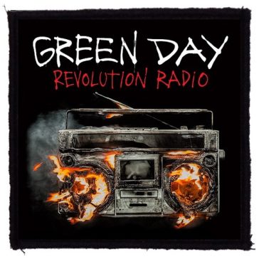 GREEN DAY: Revolution Radio (9,5 cm x 9,5 cm) (felvarró)