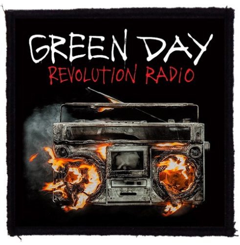 GREEN DAY: Revolution Radio (9,5 cm x 9,5 cm) (felvarró)