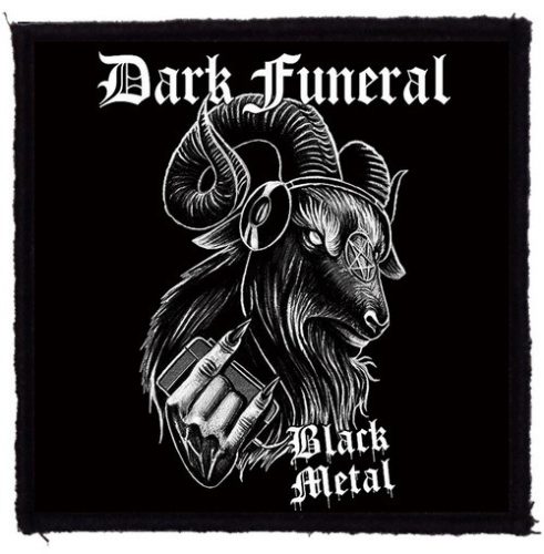 DARK FUNERAL: Black Metal Goat (9,5 cm x 9,5 cm) (felvarró)