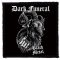 DARK FUNERAL: Black Metal Goat (9,5 cm x 9,5 cm) (felvarró)