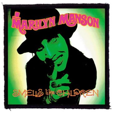 MARILYN MANSON: Smells Like Children (9,5 cm x 9,5 cm)