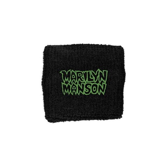 MARILYN MANSON: Logo (frottír csuklószorító) MARILYN MANSON: Logo (frottír csuklószorító)