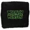 MARILYN MANSON: Logo (frottír csuklószorító)