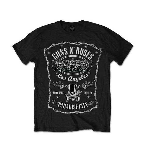 GUNS N' ROSES: Paradise City Label (póló) GUNS N' ROSES: Paradise City Label (póló)