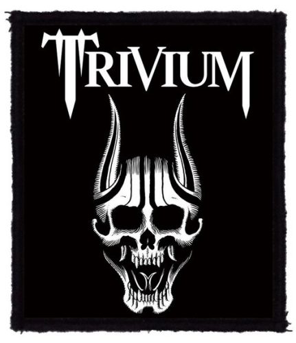 TRIVIUM: Screaming Skull (8 cm x 9,5 cm) (felvarró)