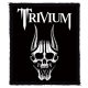 TRIVIUM: Screaming Skull (8 cm x 9,5 cm) (felvarró)