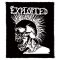 EXPLOITED: White Skull (8 cm x 9,5 cm) (felvarró)