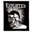 EXPLOITED: White Skull (8 cm x 9,5 cm) (felvarró)