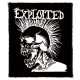 EXPLOITED: White Skull (8 cm x 9,5 cm) (felvarró)