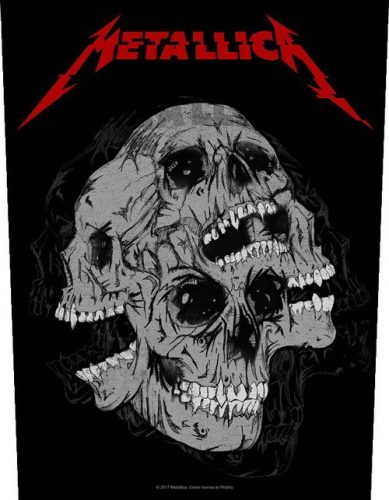 METALLICA: Skulls Hardwired (hátfelvarró / backpatch)