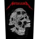 METALLICA: Skulls Hardwired (hátfelvarró / backpatch)