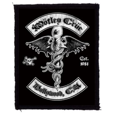 MÖTLEY CRÜE: Hollywood (7,5 cm x 9,5 cm) (felvarró)