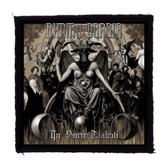DIMMU BORGIR: In Sorte Diaboli (9,5 cm x 9,5 cm) (felvarró) DIMMU BORGIR: In Sorte Diaboli (9,5 cm x 9,5 cm) (felvarró)